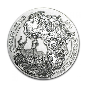 Ruanda african impala 1 oz 2014