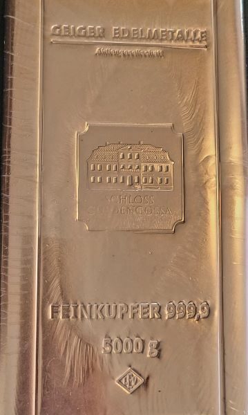koper baar 5 kg