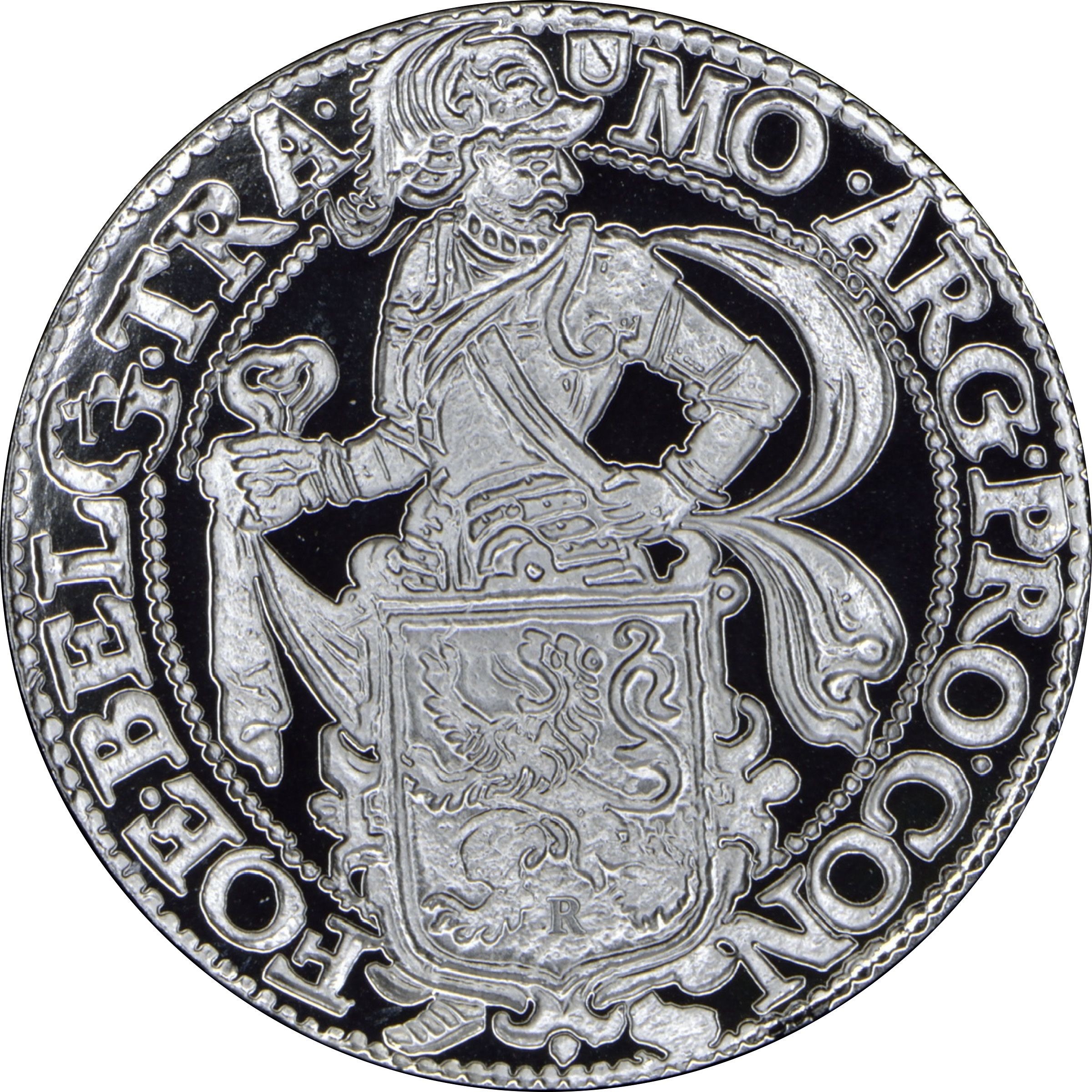 Nederlandse Leeuwendaalder 1 oz 2017 back 101munten leeuwendaalder restrike 1 oz 2017