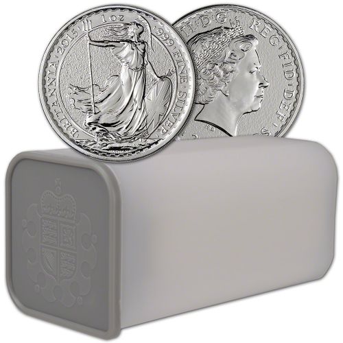 Britannia tube leeg voor 1 oz en Queens Beast 2 oz 