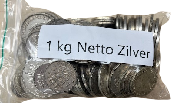 1 kg netto zilver NL geld