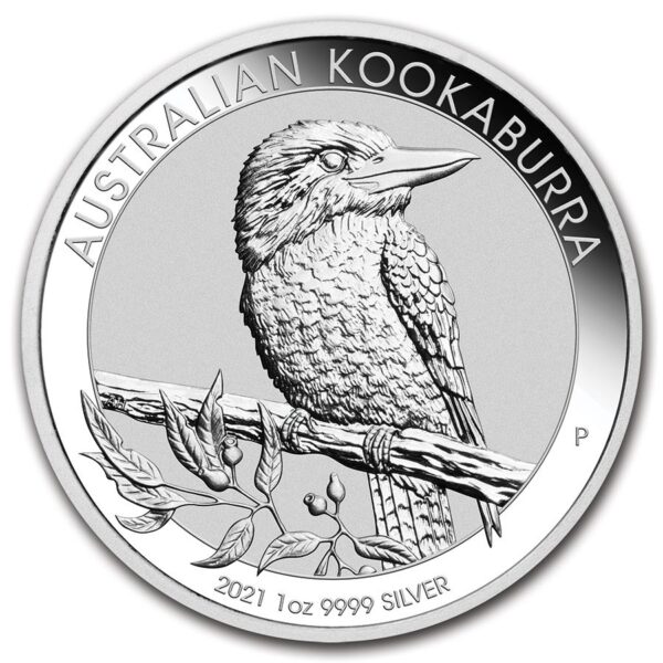 Kookaburra 1 oz 2021 met jaartal 101munten