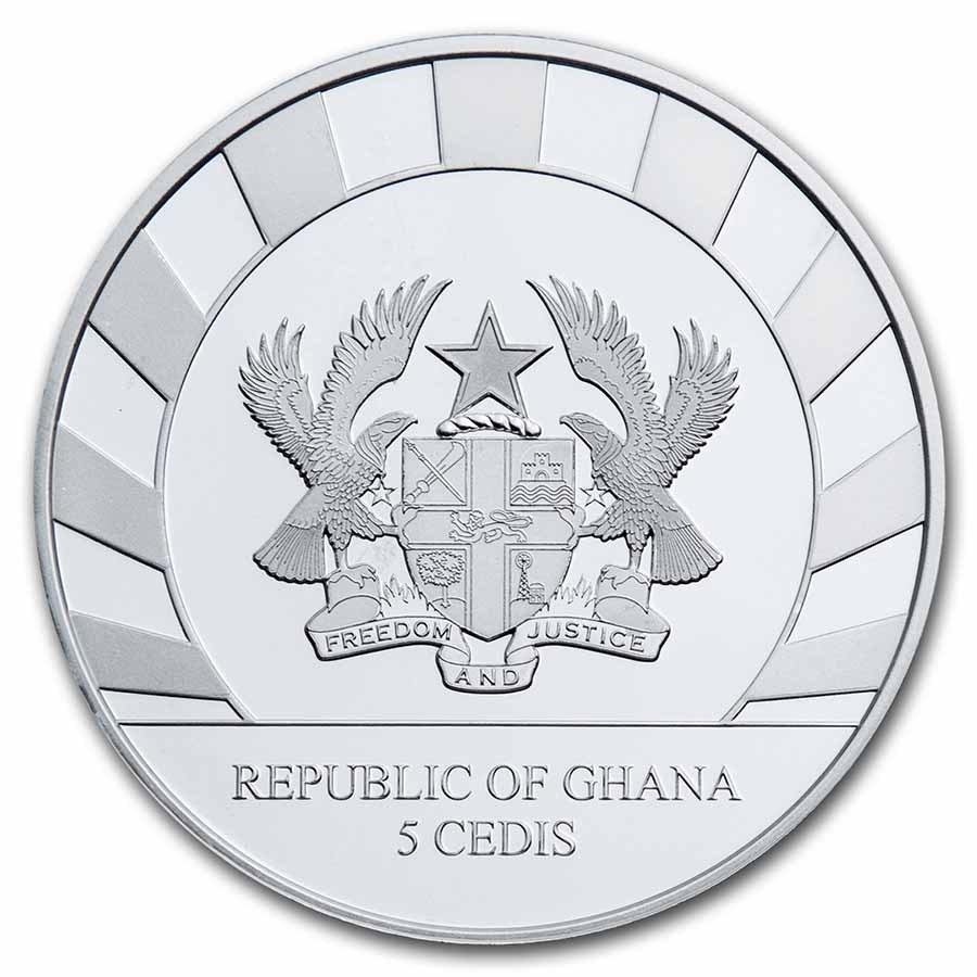 Giants of the Ice Age Woolly Rhino 1 oz 2021 achterkant 101munten Giants of the Ice Age Woolly Rhino 1 oz 2021 achterkant 101munten