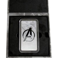 Marvel Serie Captain America 500 gram back in coinbox 101munten Marvel Serie Captain America 500 gram back in coinbox 101munten