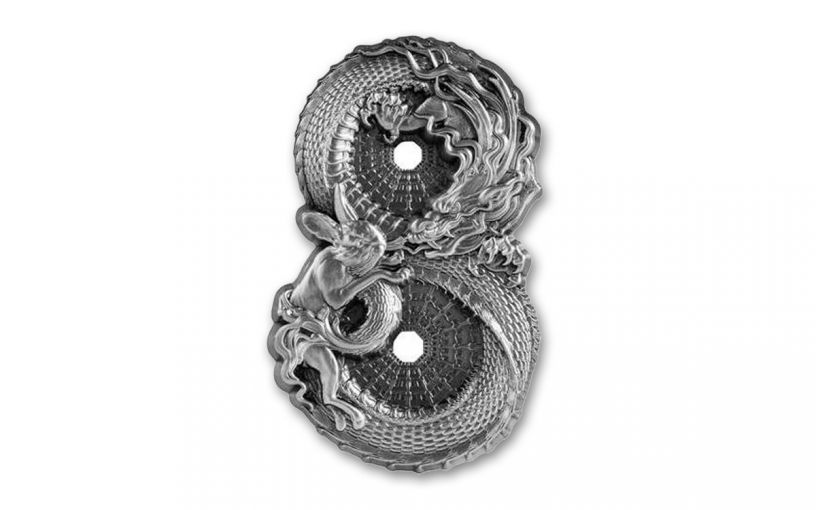 Tokelau Dragon & rabbit 101muntennl 2023 front Tokelau Dragon rabbit 101muntennl 2023 front