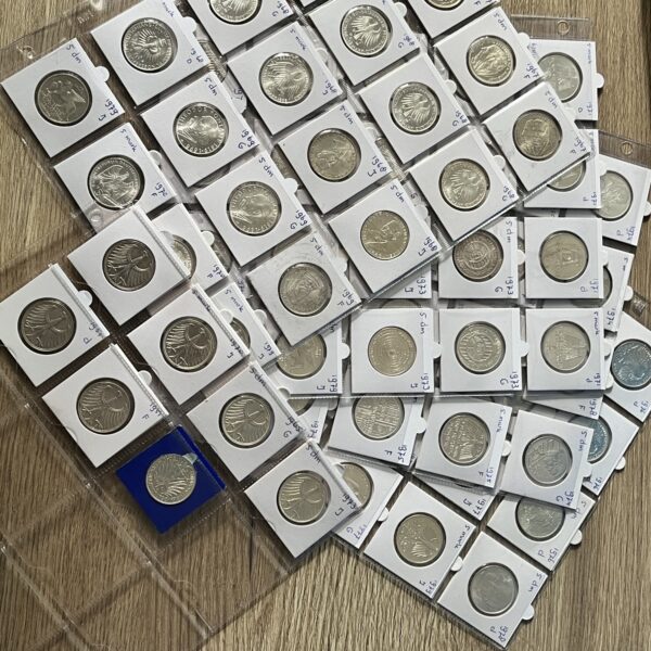 5 duitse marken 1951-1979 zilver