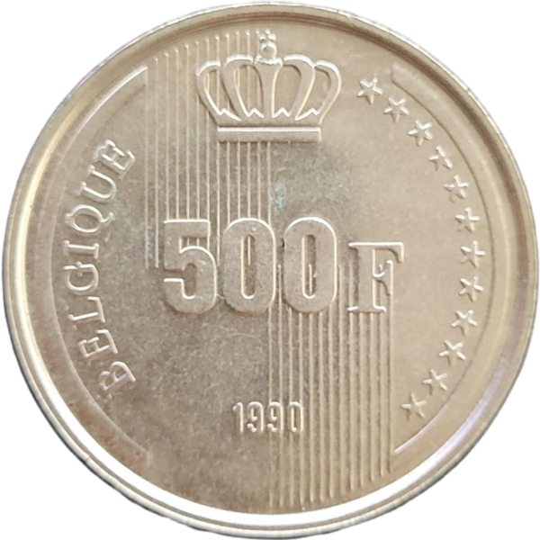 Zilveren 500 Frank 1990
