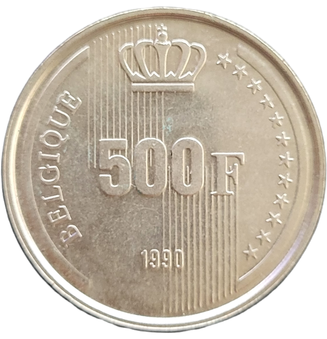 500 frank 1990 Boudewijn Zilveren 500 Frank 1990