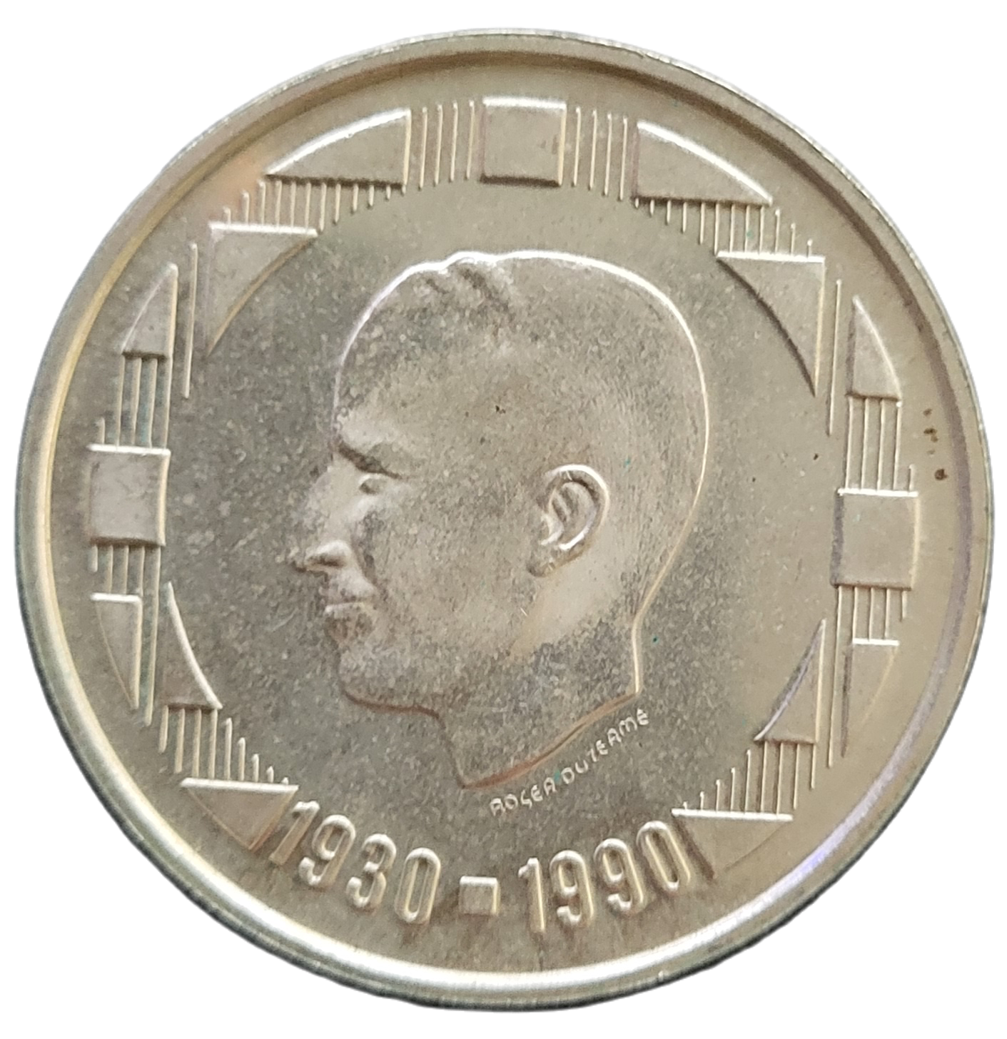 500 frank 1990 Zilveren 500 Frank 1990 Boudewijn