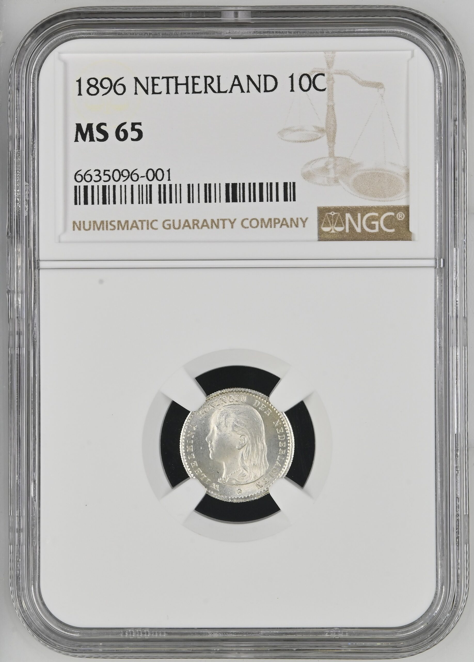 10 cent 1896 MS65 NGC 10 cent 1896 MS65 NGC