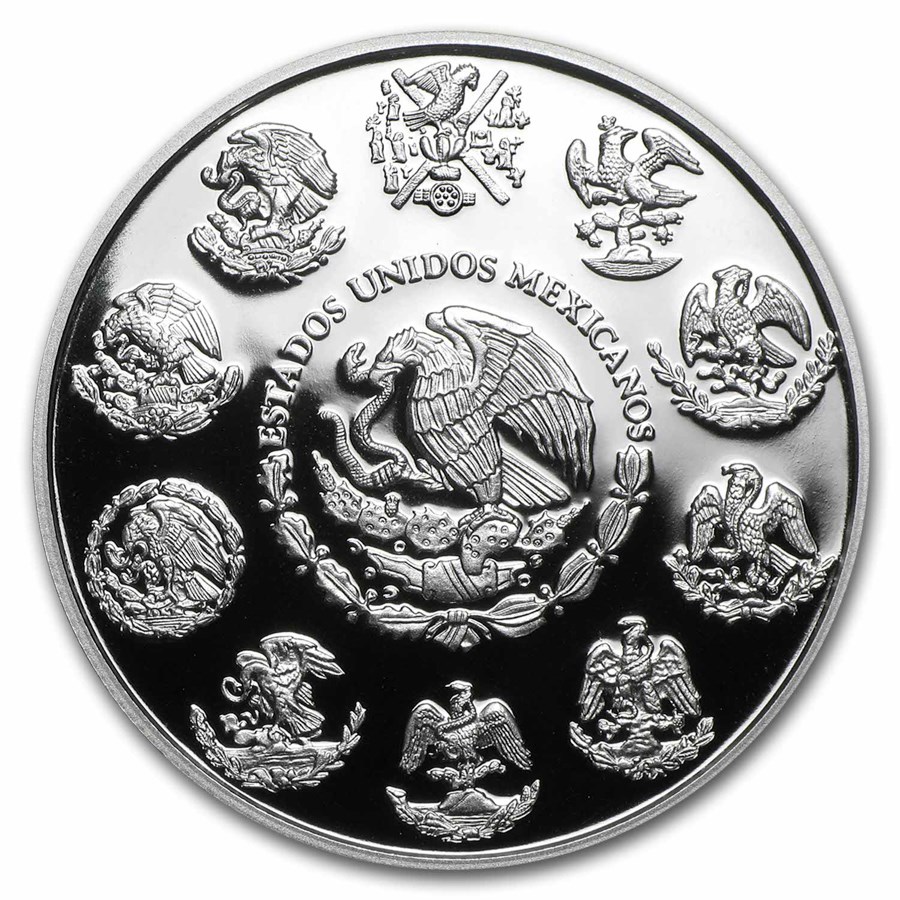 mexican libertad 2 oz 2023 proof -back mexican libertad 2 oz 2023 proof back