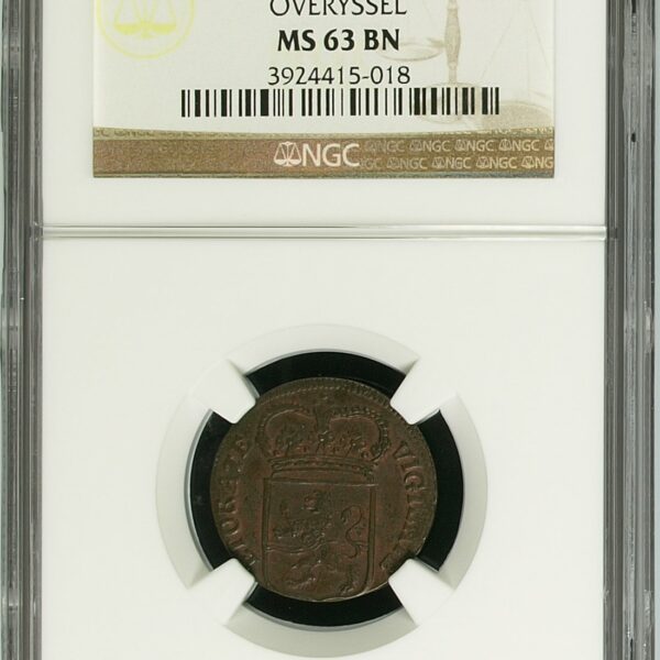 Prinsenduit 1766 NGC ms63 bn