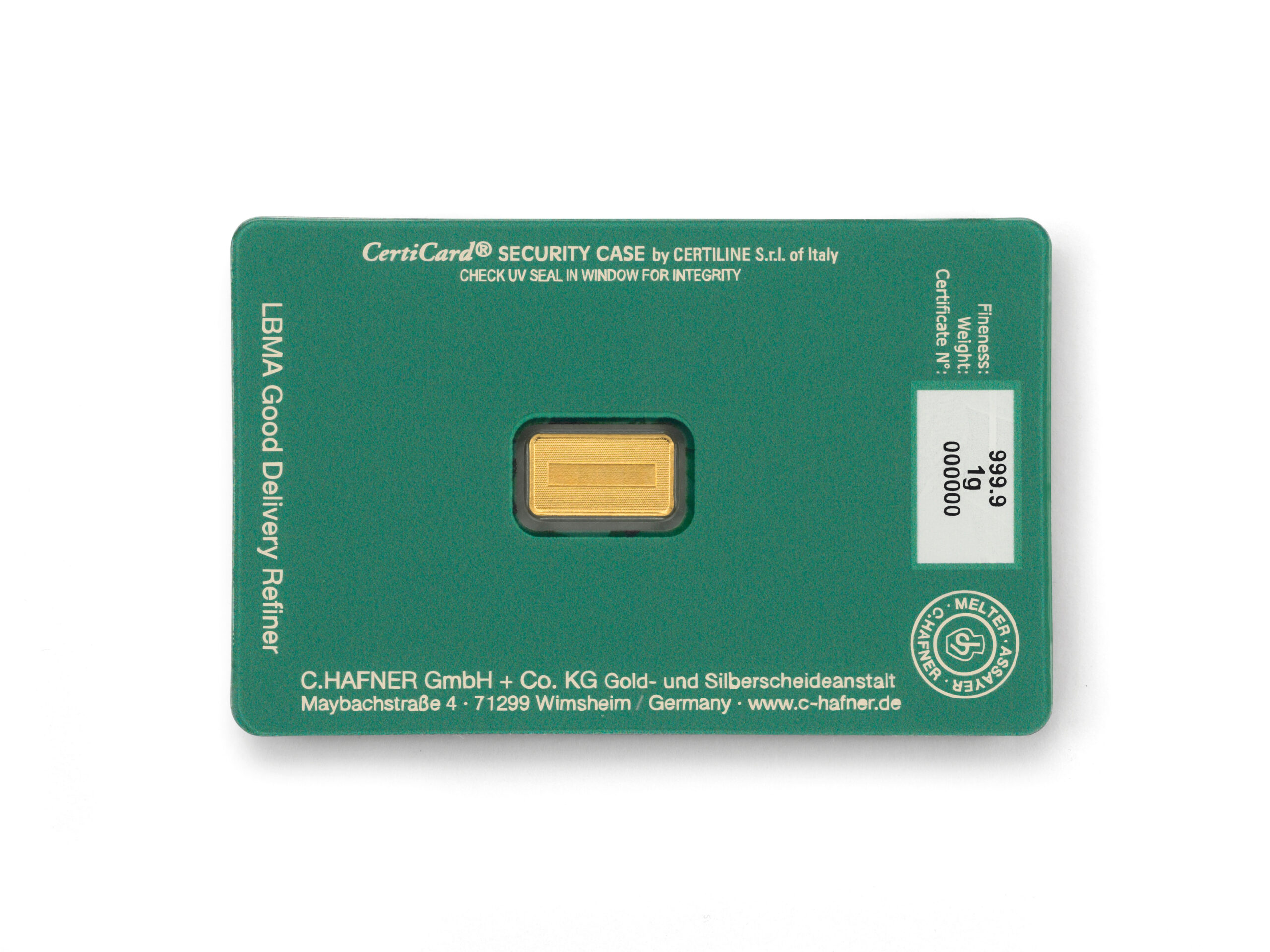 Hafner 1 gram goudbaar happy birthday back 101munten Happy Birthday