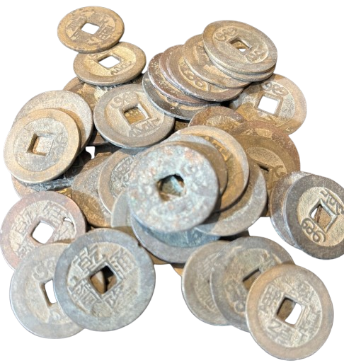 Chinese Cash Munten van de Qing Dynastie (1644-1912)