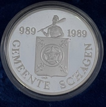 Schagen 1000 jaar.zilver Schagen 1000 jaar.zilver