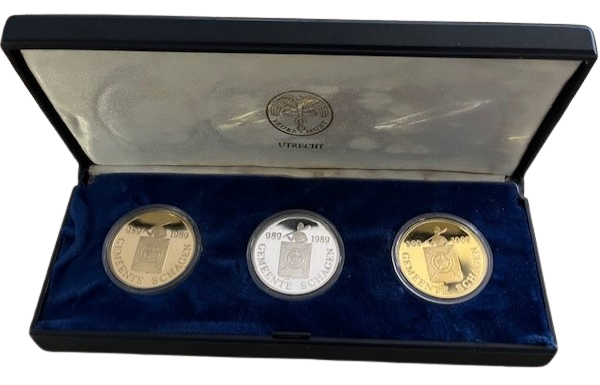 Gouden Penning 1989 Schagen 1000 jaar