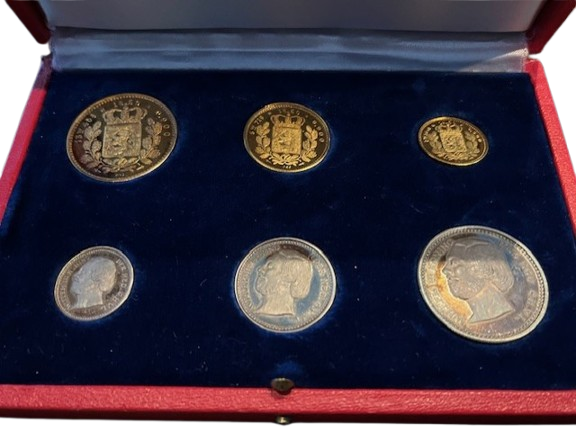3 Gouden en 3 Zilveren Replica s van de Dubbele Enkele en Halve Gouden Willem 1850.2 removebg preview