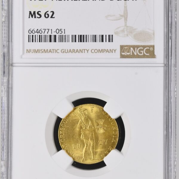 Dukaat 1927 MS62 NGC