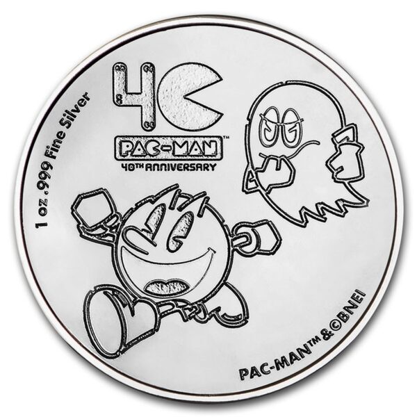 Pac Man 40th Anniversary 1 oz 2020