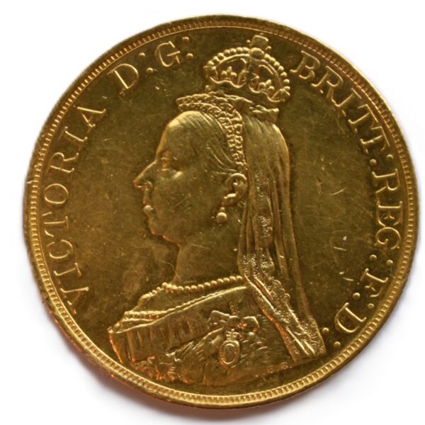 Gouden 5 Pounds 1887 Koningin Victoria