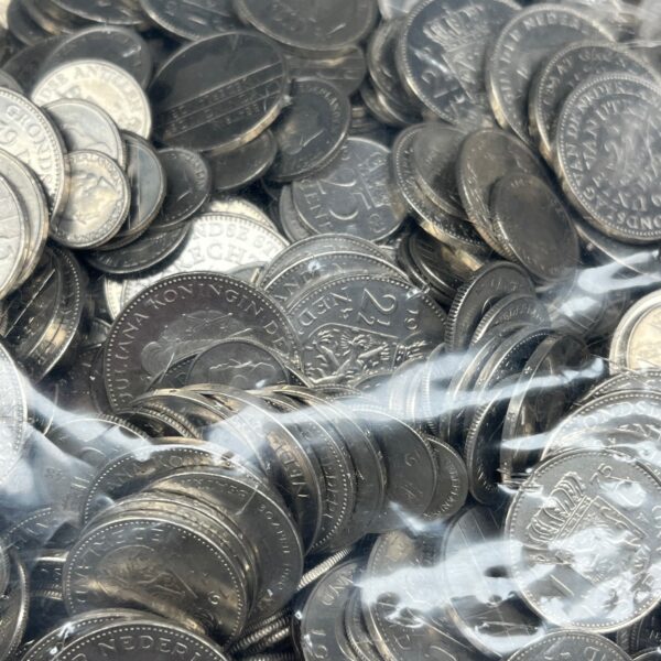 3,5 kg nikkelen Nederlandse munten (1948-2001)